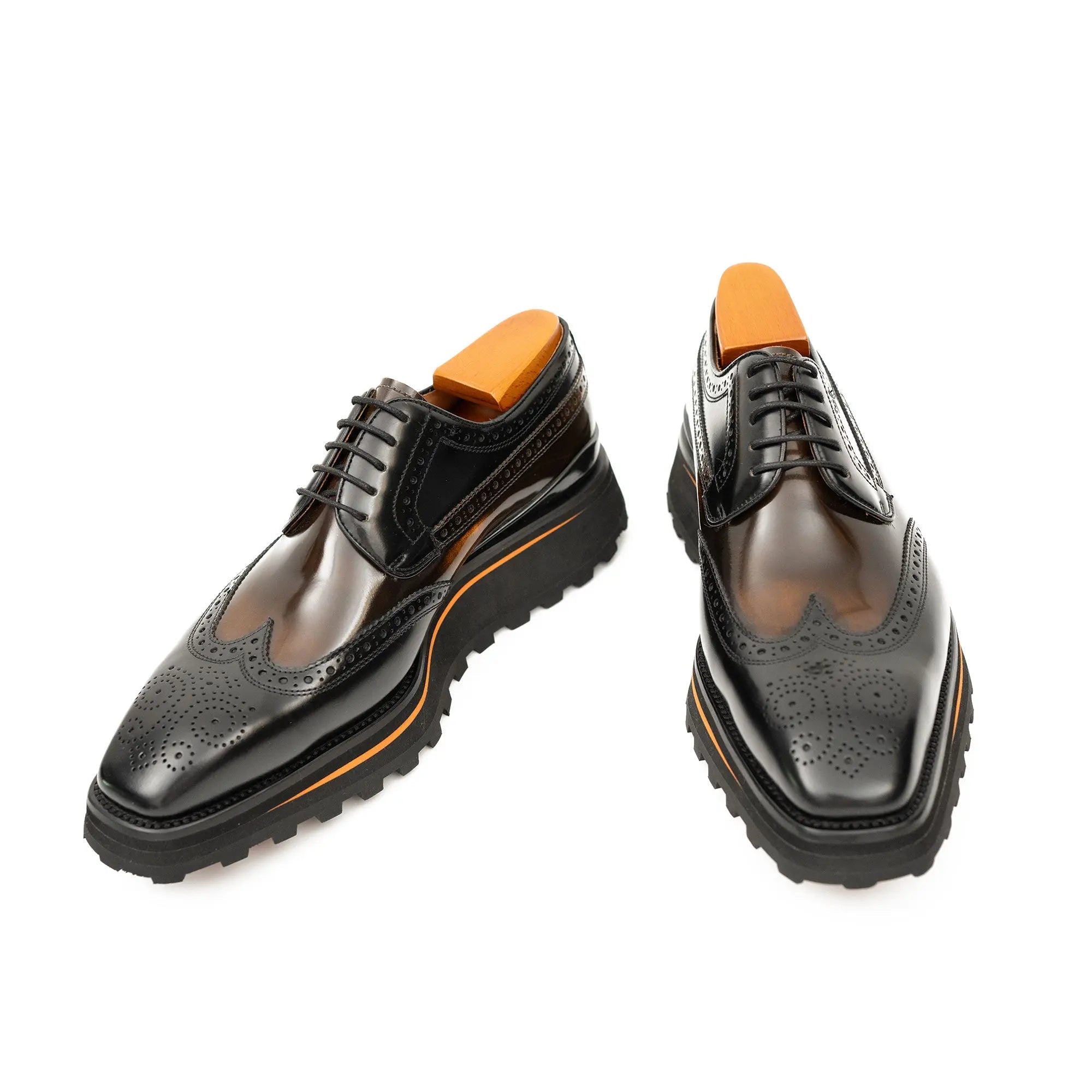 Antique Brown Wingtip Derby