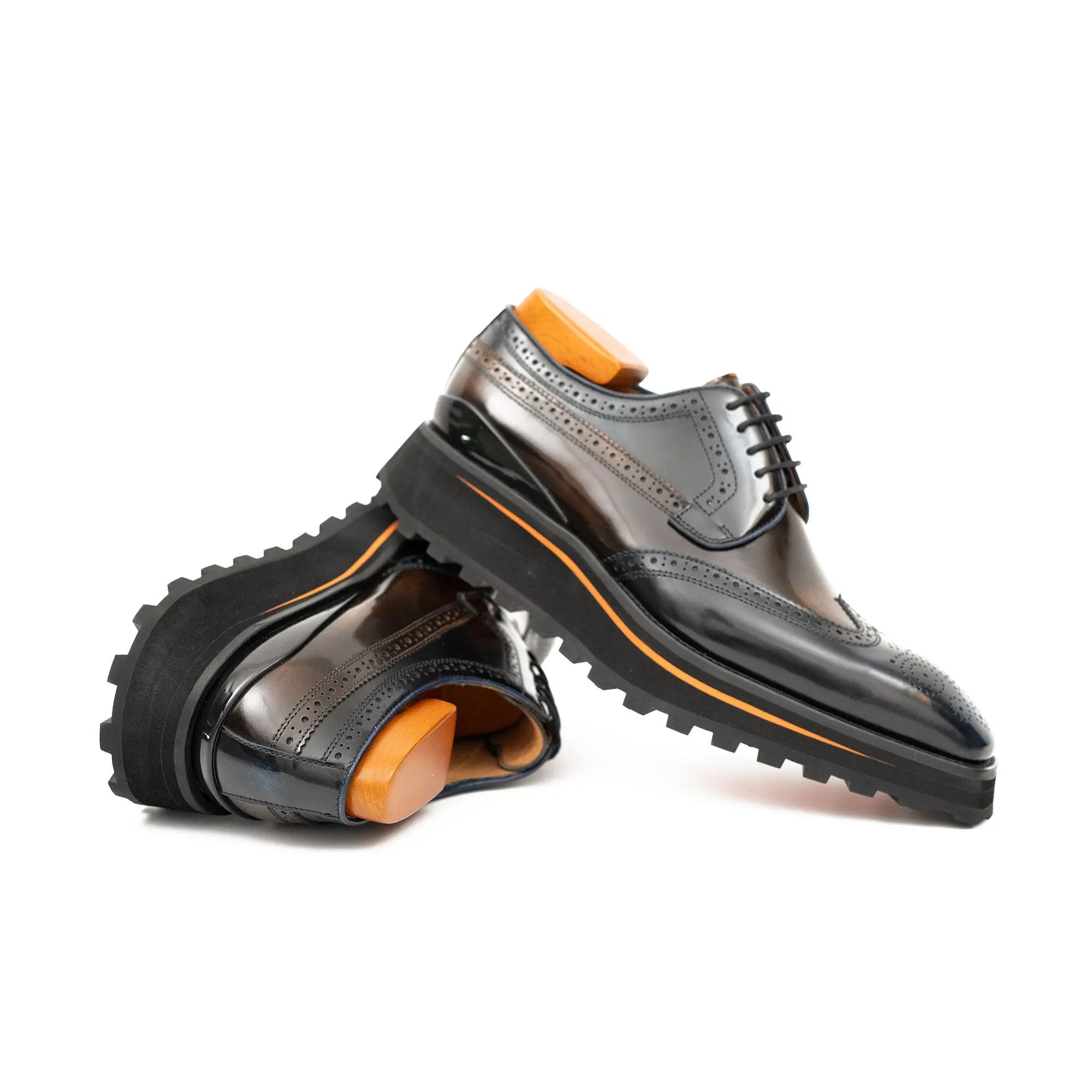 Espresso Lug Sole Wingtip Derby