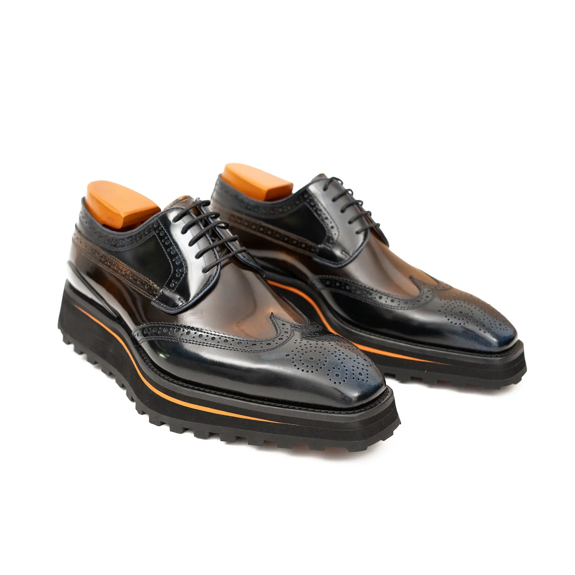 Espresso Lug Sole Wingtip Derby