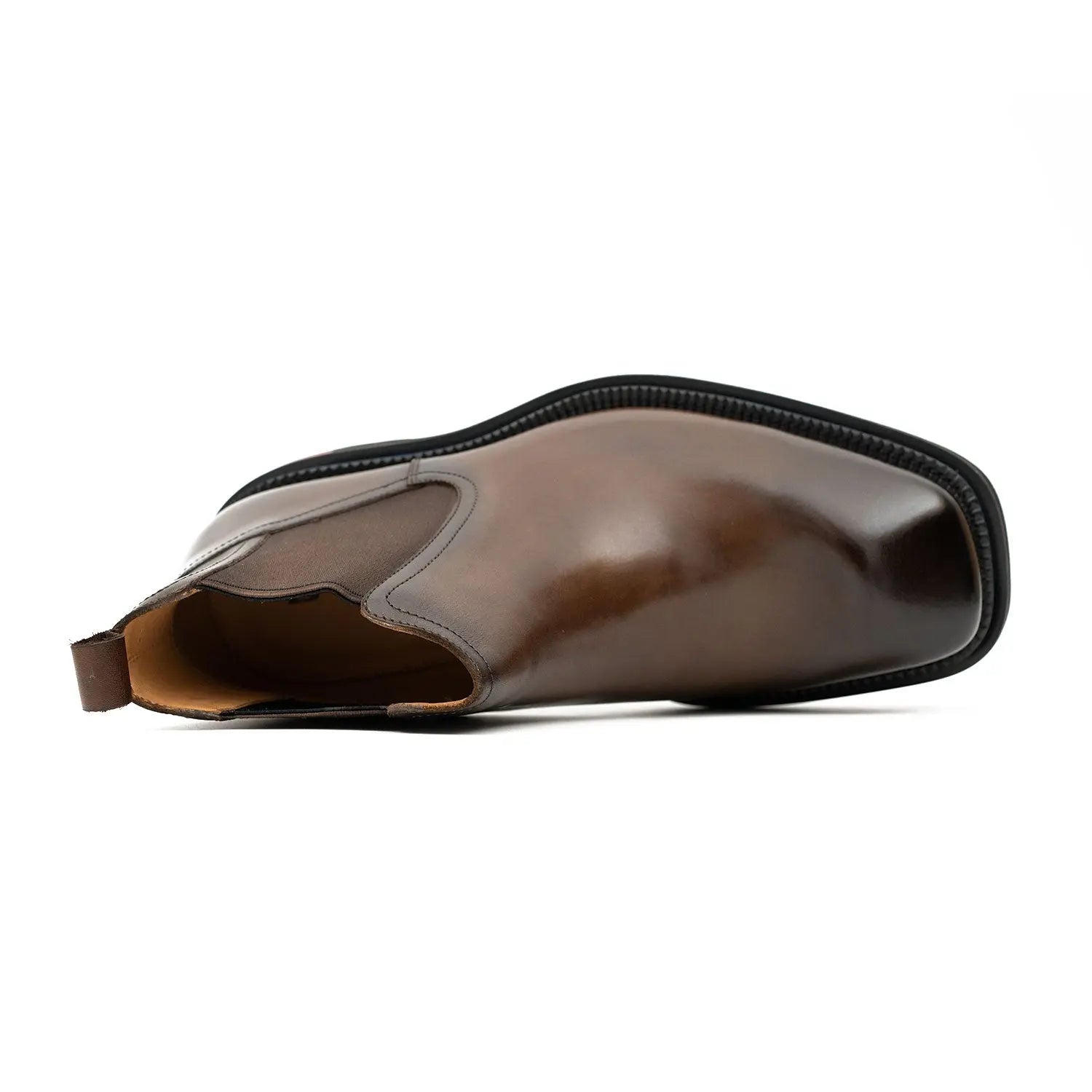 Square Toe Platform Chelsea Boots
