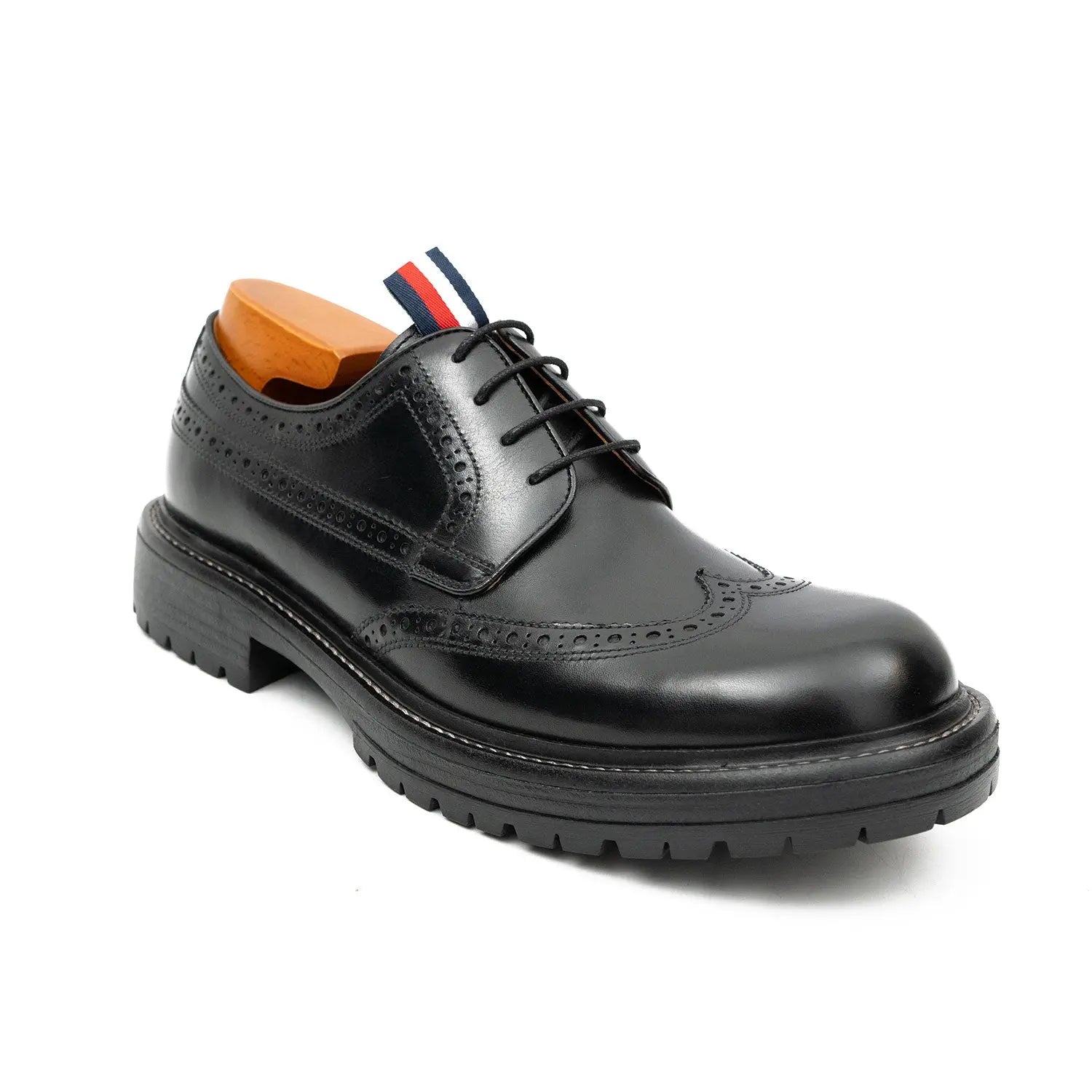 Chunky Brogue Derby Shoes