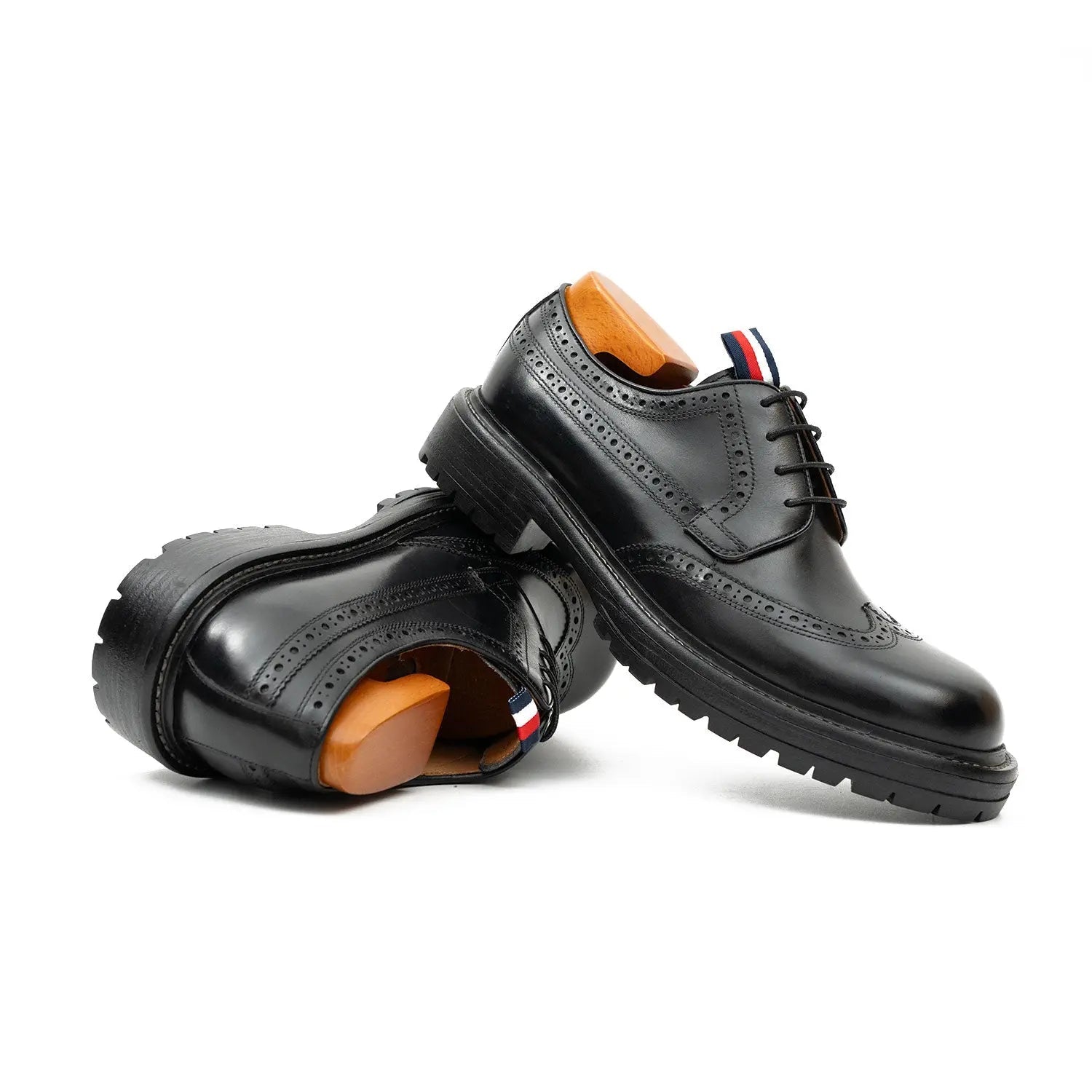 Chunky Brogue Derby Shoes