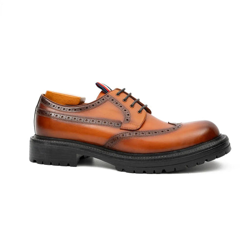 Black Calf Derby Shoes