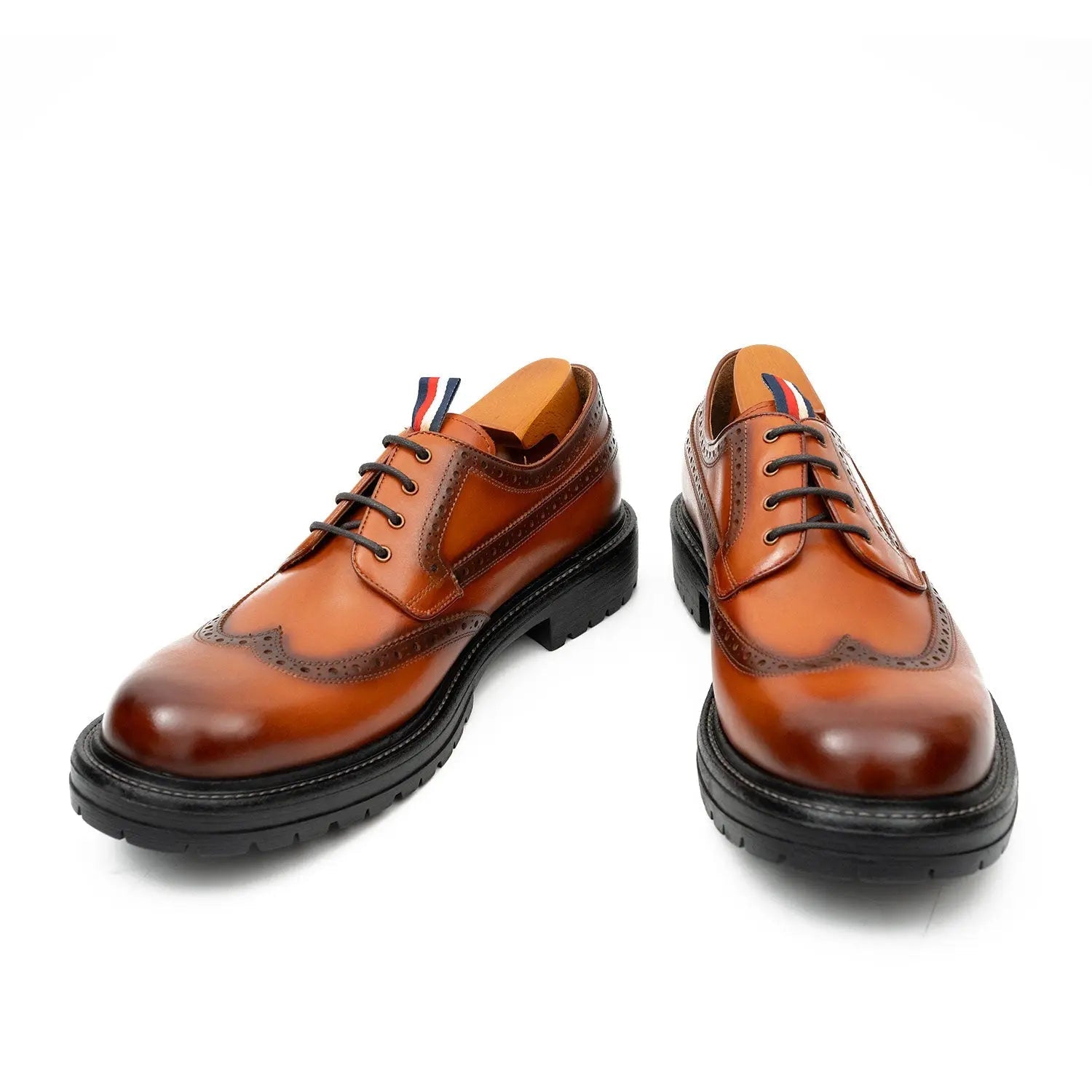 Black Calf Derby Shoes