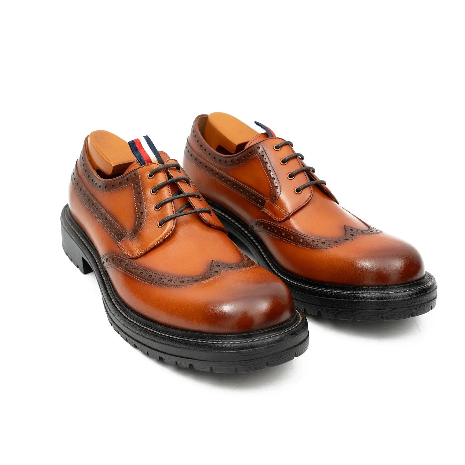 Black Calf Derby Shoes