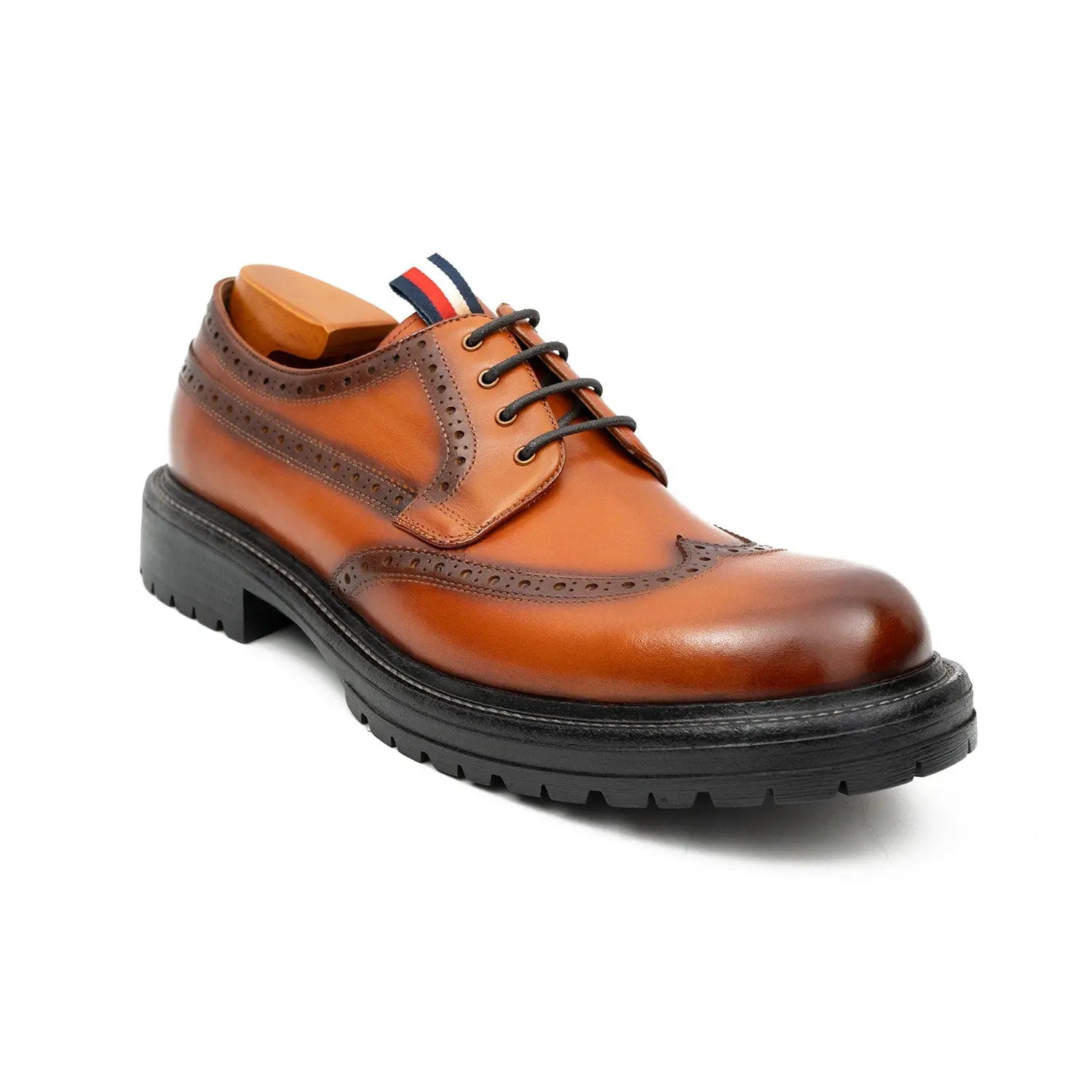 Black Calf Derby Shoes