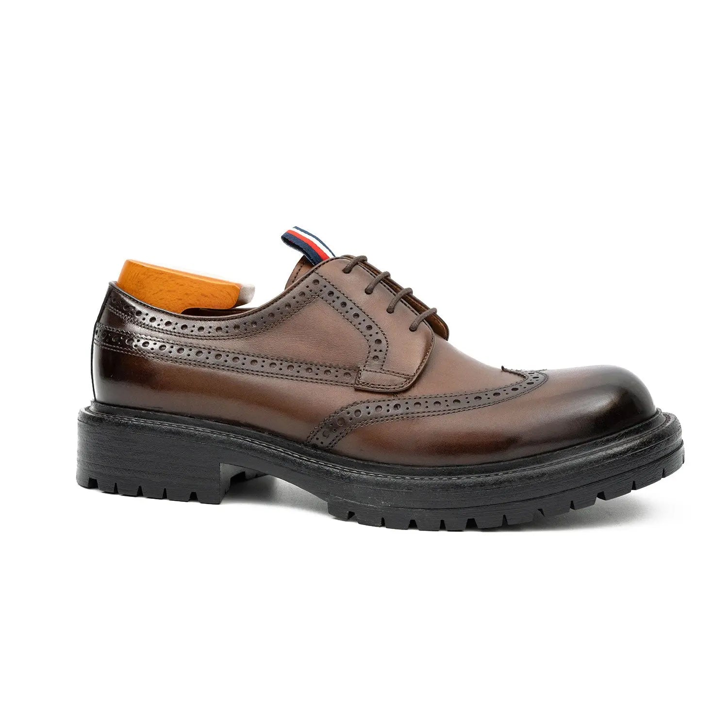 Black Calf Derby Shoes