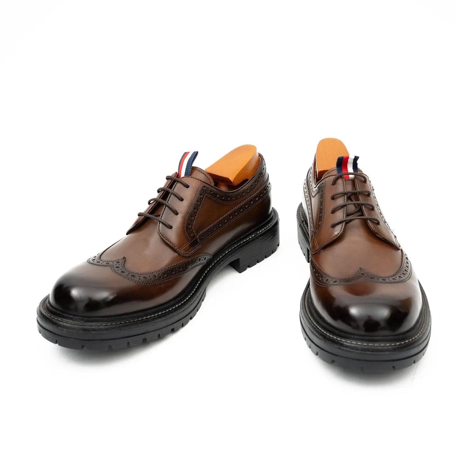 Black Calf Derby Shoes
