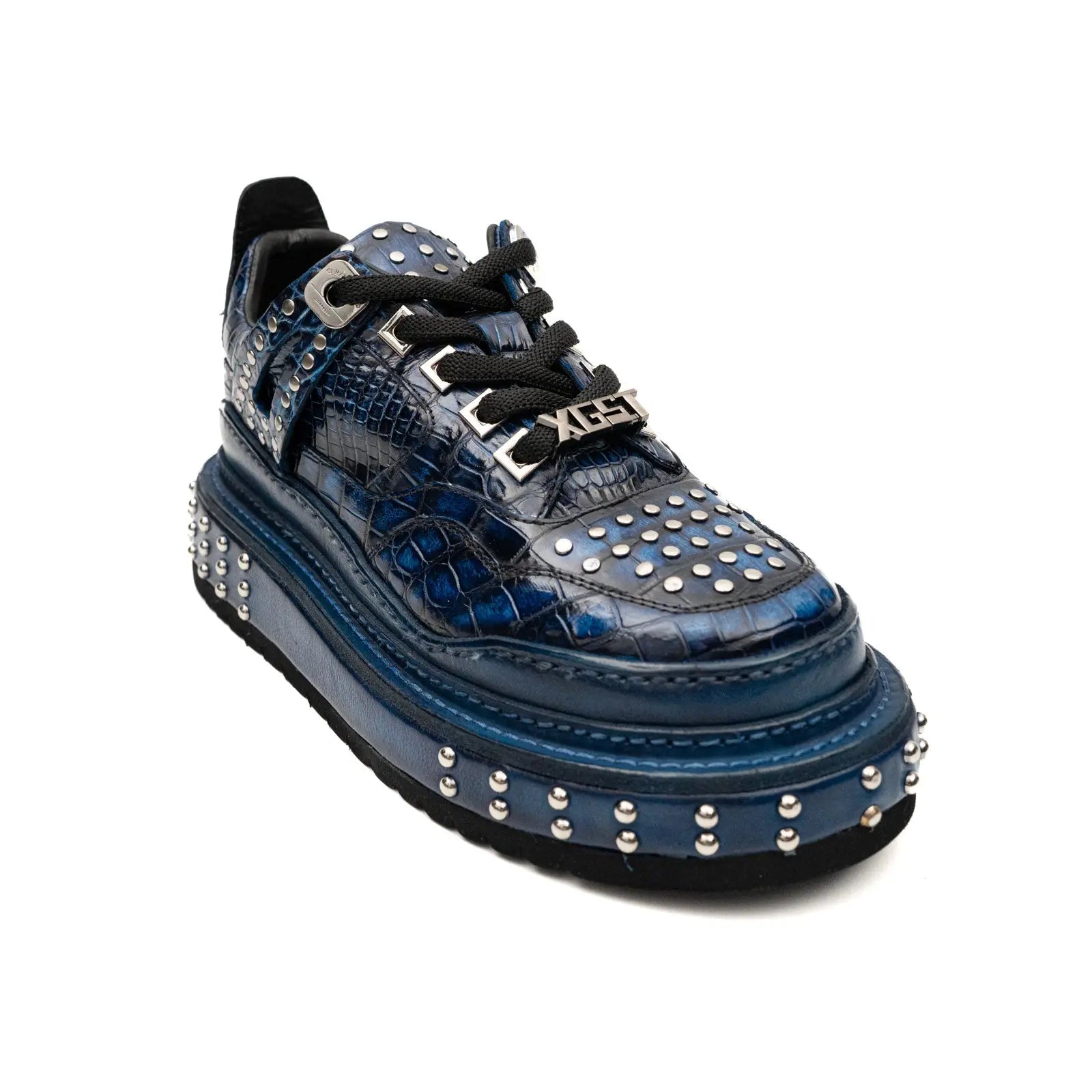 Midnight Croc Studded Platform Sneaker