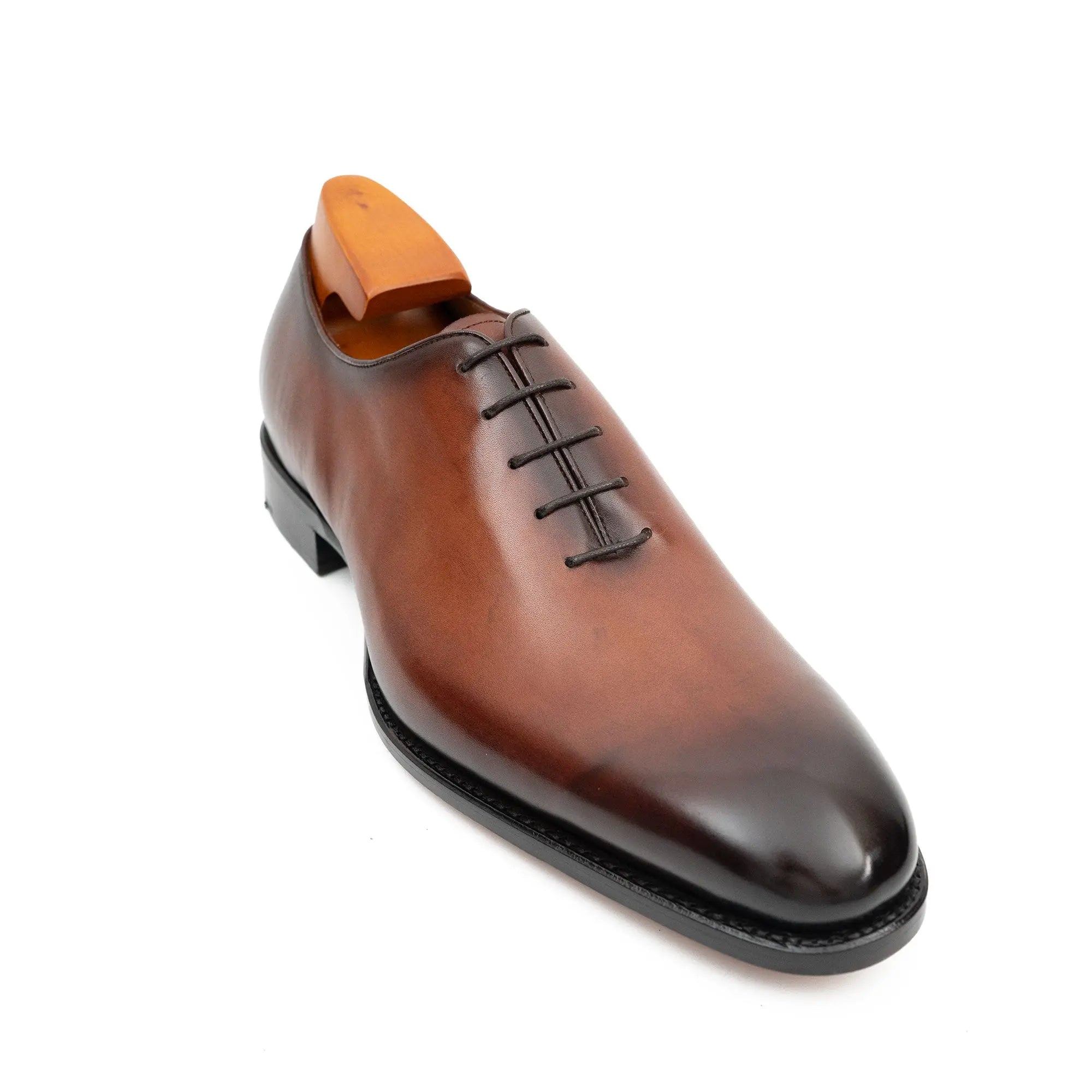 Burnished Wholecut Oxford Shoe