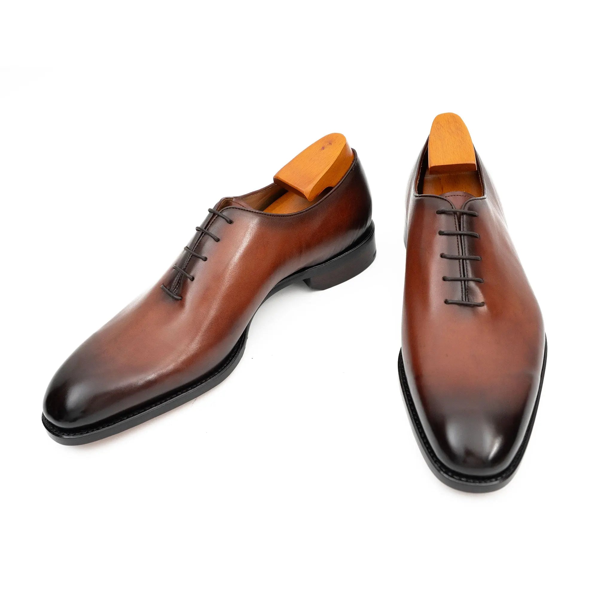 Burnished Wholecut Oxford Shoe