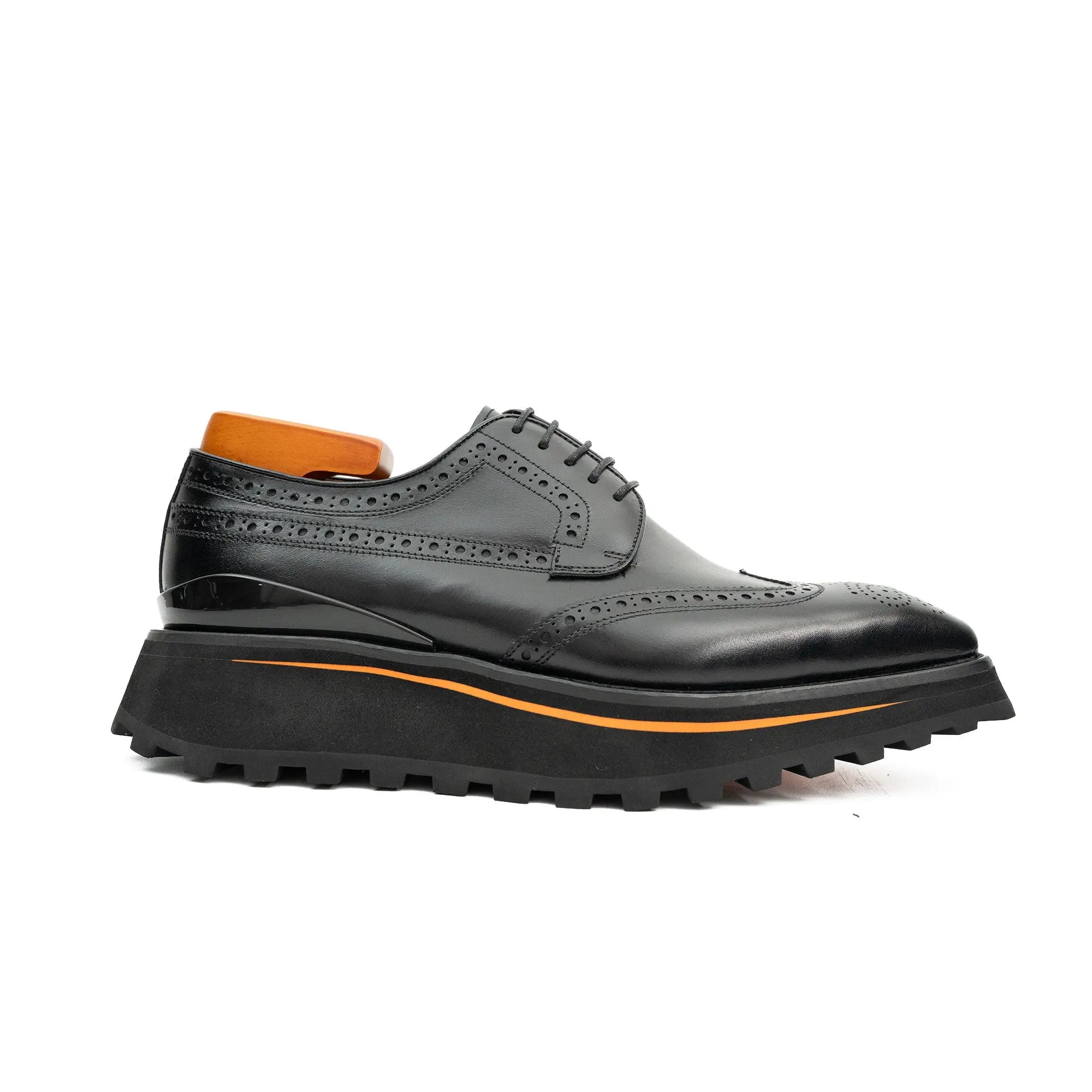 Black Lug Sole Derby