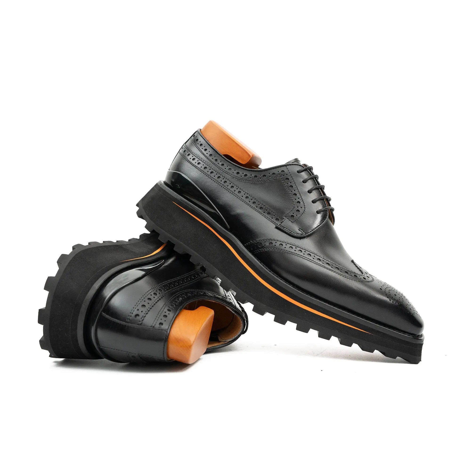 Black Lug Sole Derby