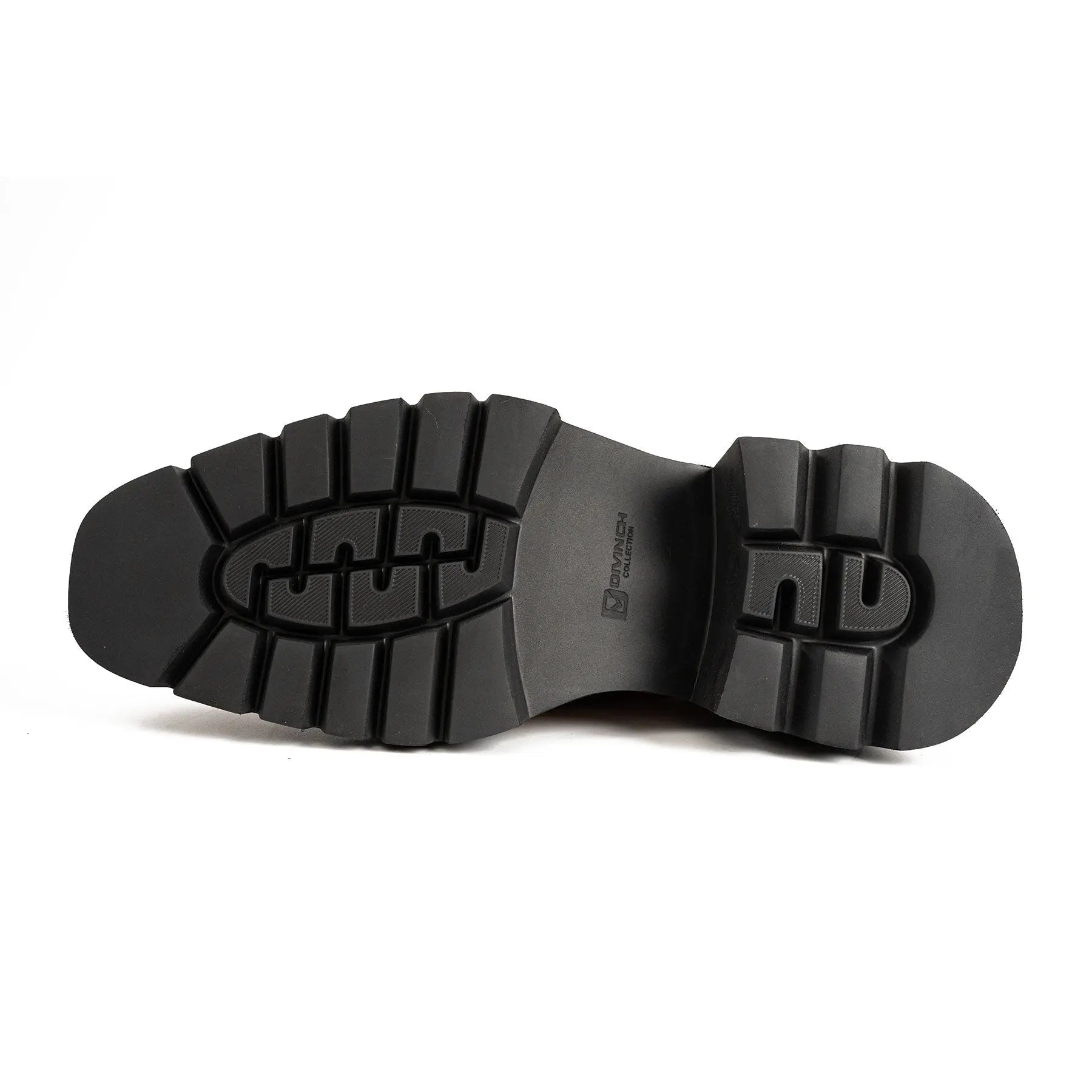 Amber Ostrich Derby with Elevated Sole