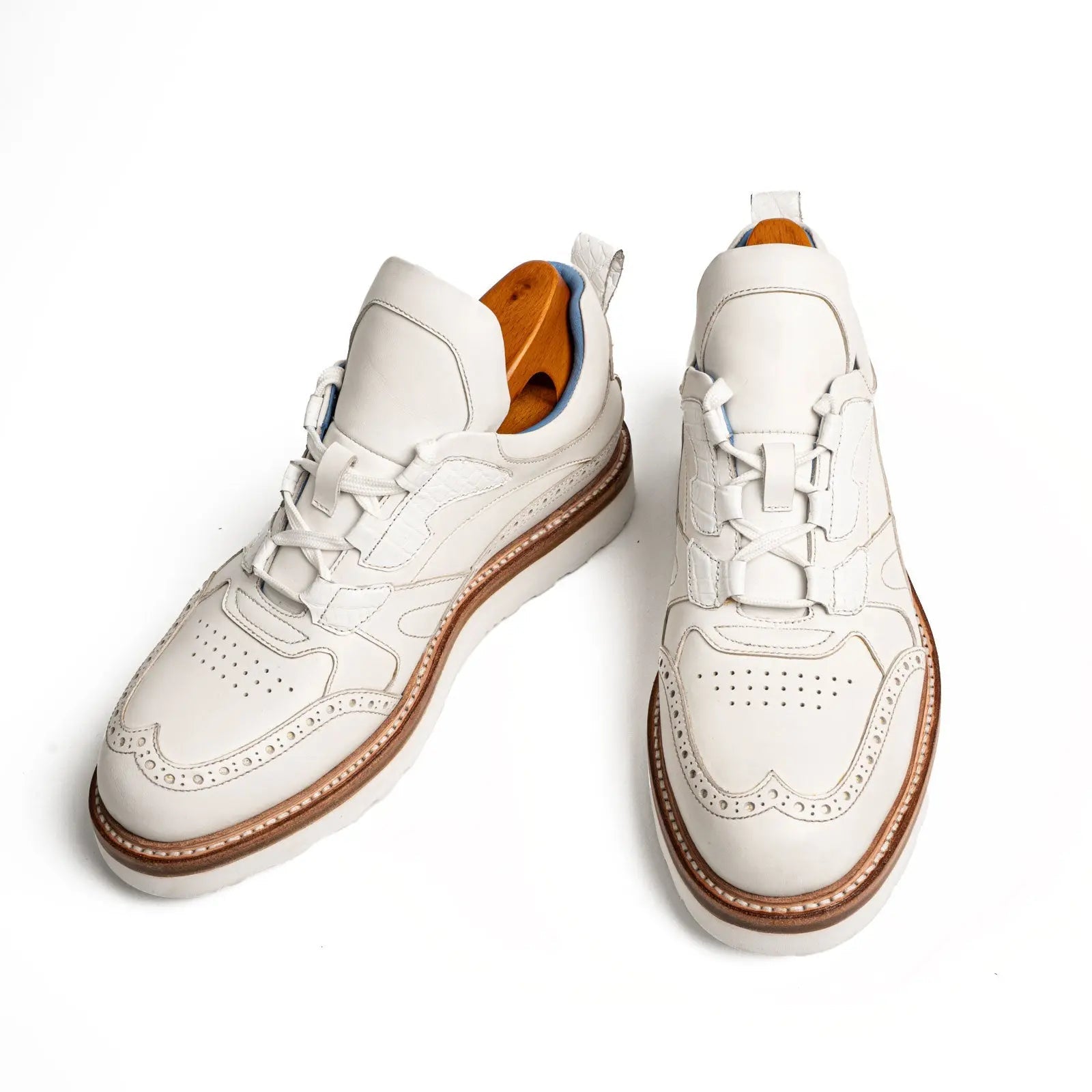 White Brogue Hybrid Sneaker