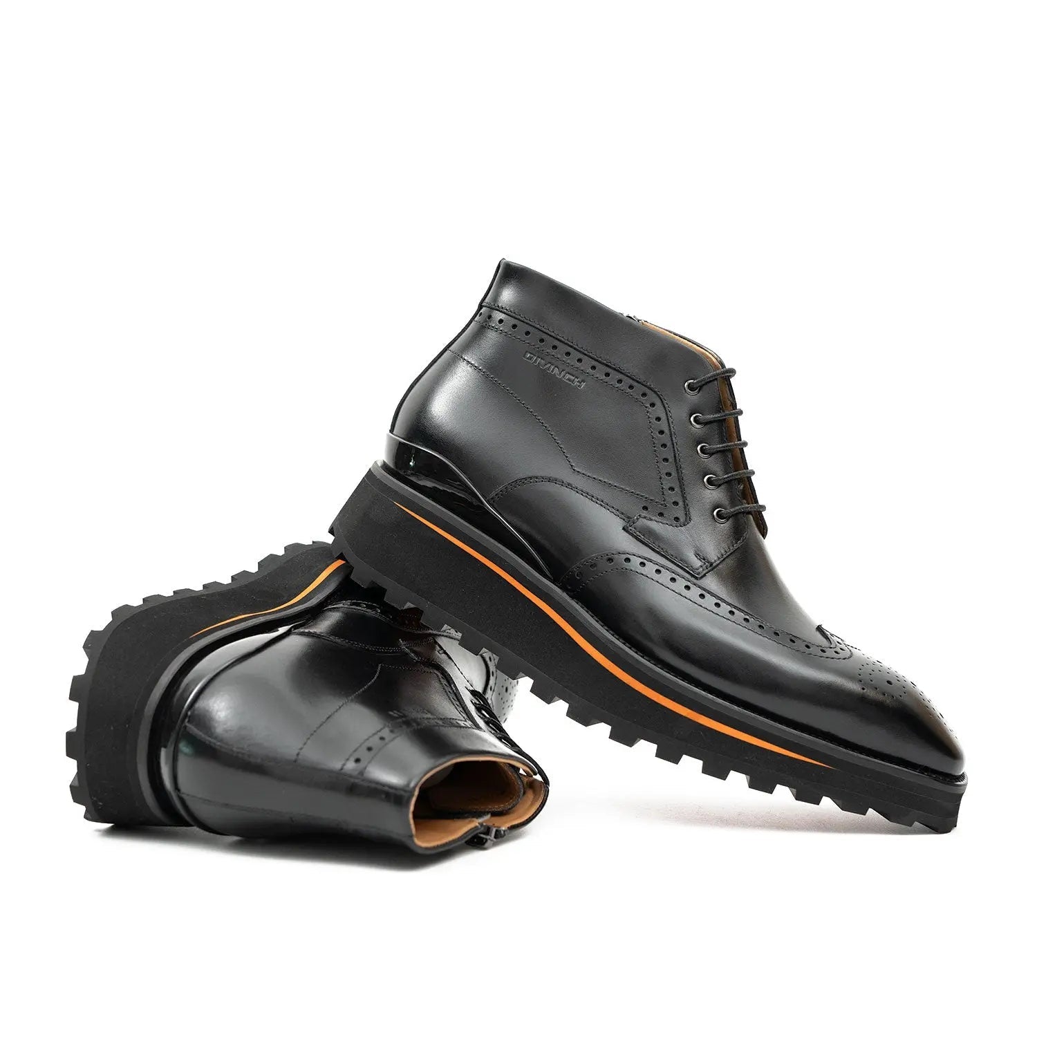 Black Brogue Chukka Boot