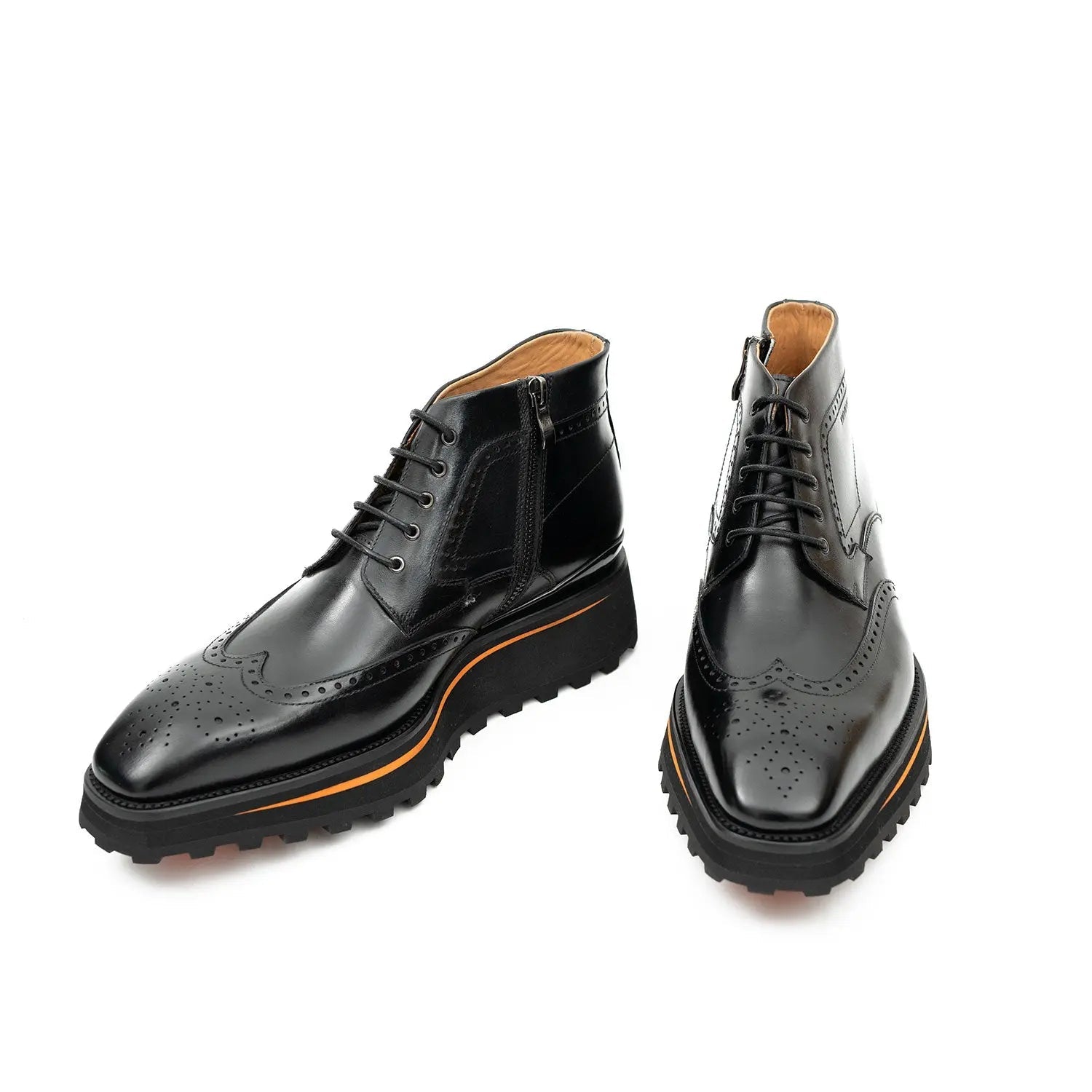 Black Brogue Chukka Boot