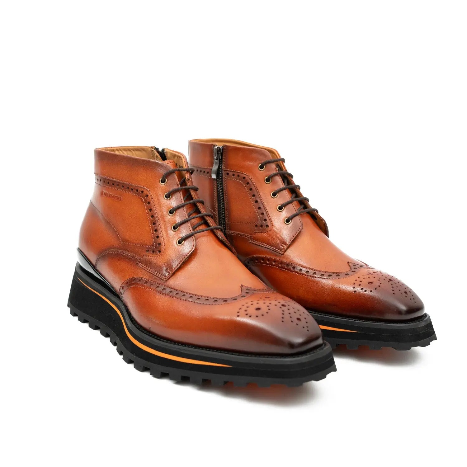 Walnut Wingtip Martin Boot