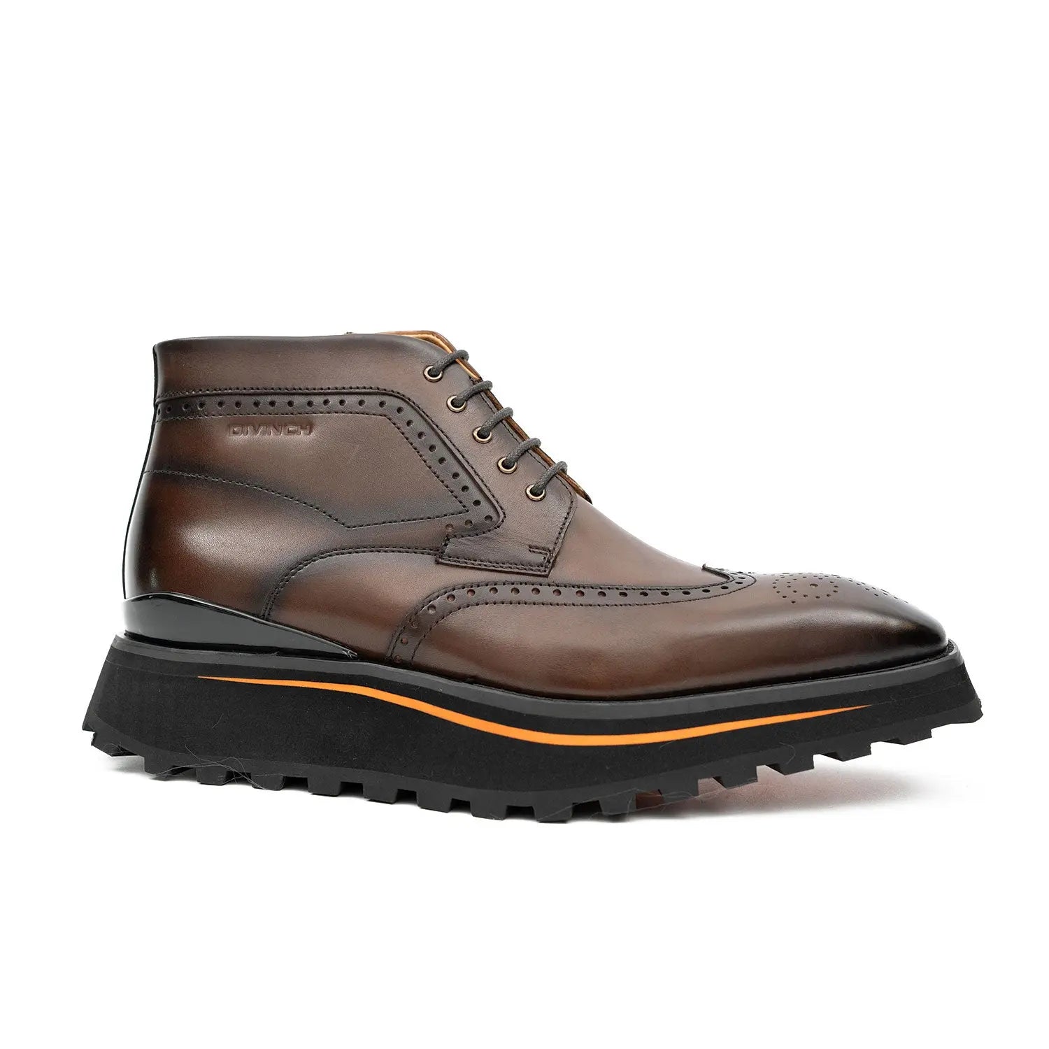 Brown Brogue Chukka Boot