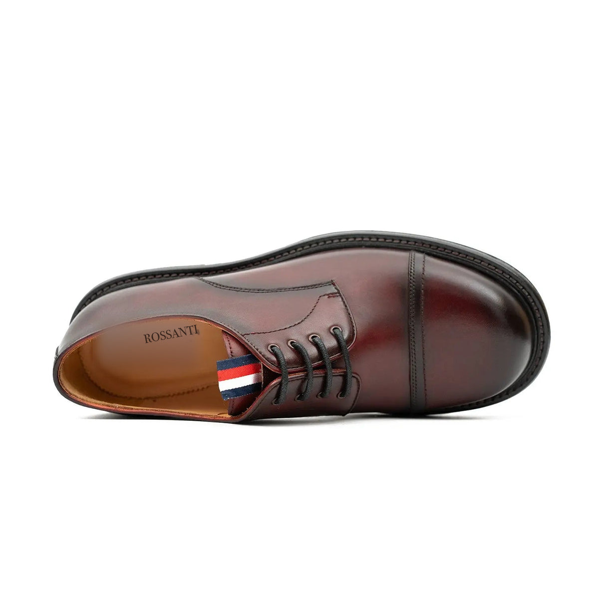 Rossanti Brown Calf Derby insole detail