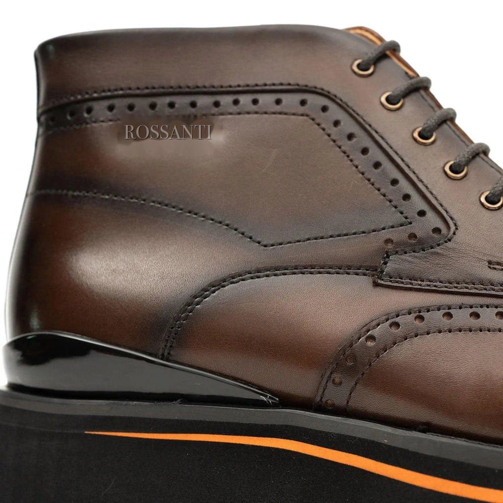 Rossanti Brown Brogue Chukka Boot product detail