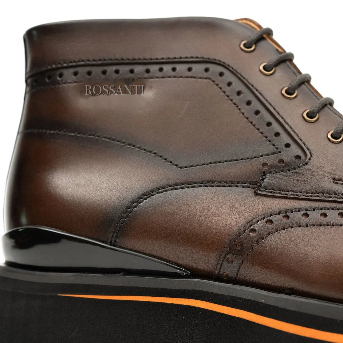 Rossanti Brown Brogue Chukka Boot product detail