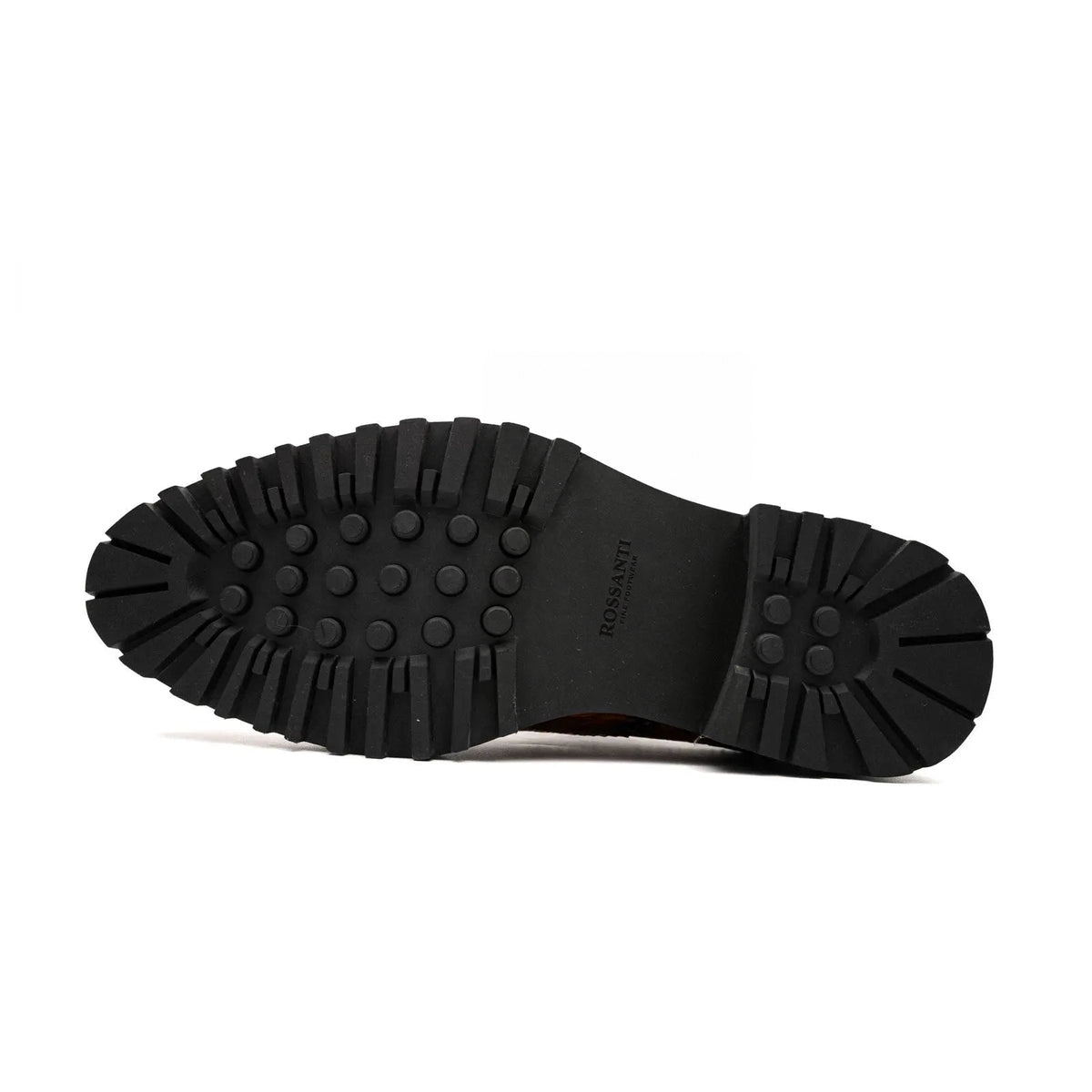 Rossanti Short Title: Exotic Crocodile Leather Oxford Shoes outsole detail
