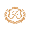 Rossanti luxury footwear brand crest logo icon featuring an elegant monogram emblem