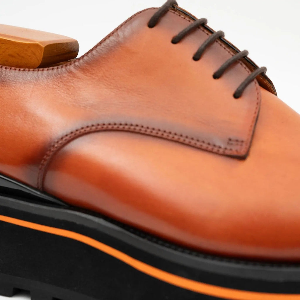 Walnut Lug Sole Derby