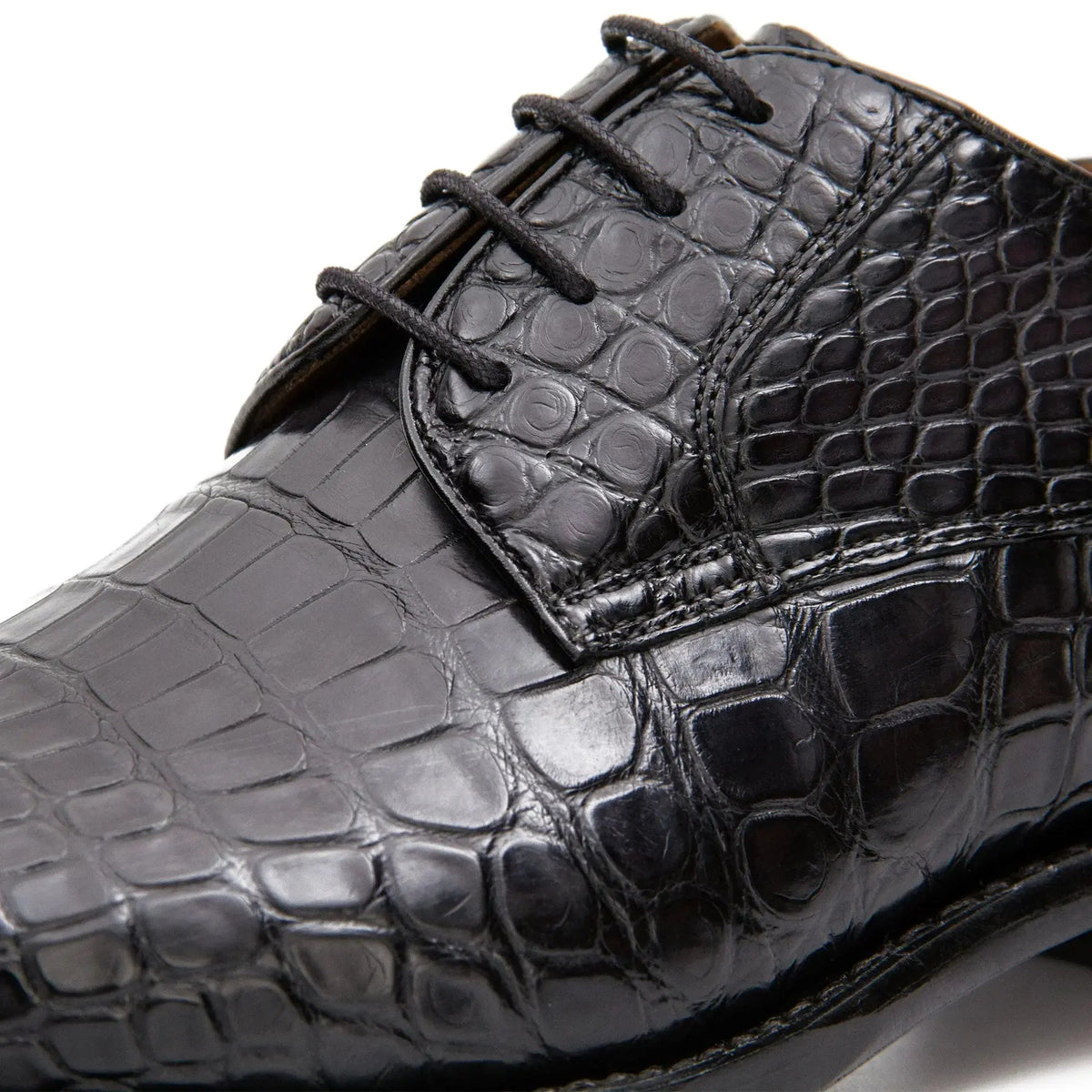 Black Crocodile Derby Oxford