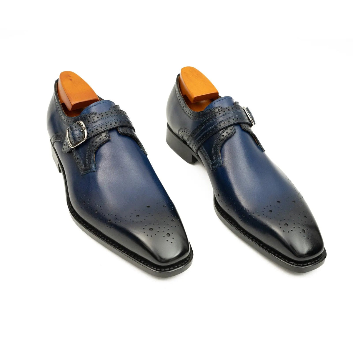 Midnight Blue Monk Strap