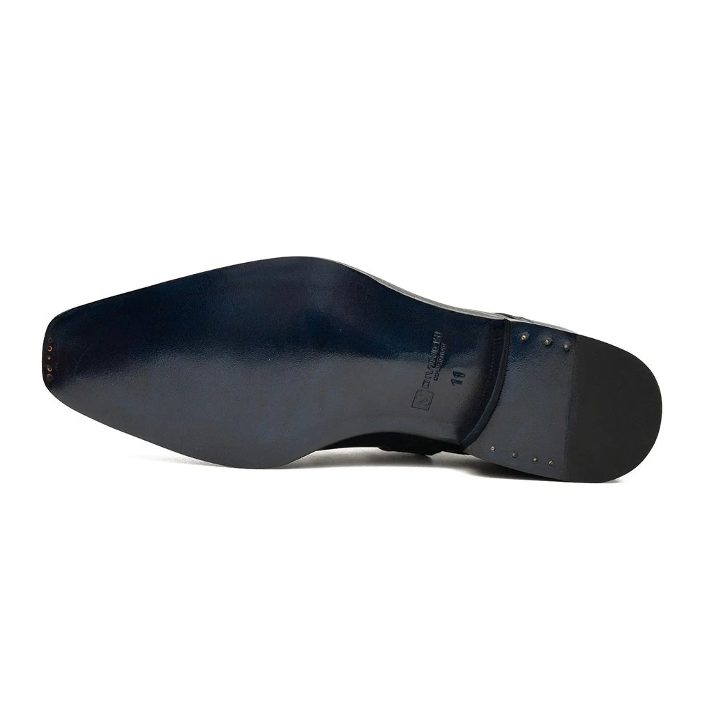 Midnight Blue Monk Strap