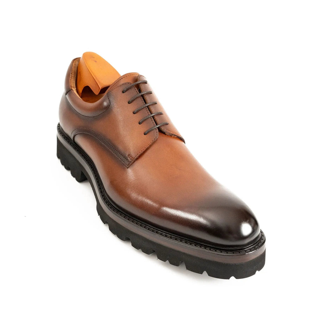 Burnished Lug Sole Derby