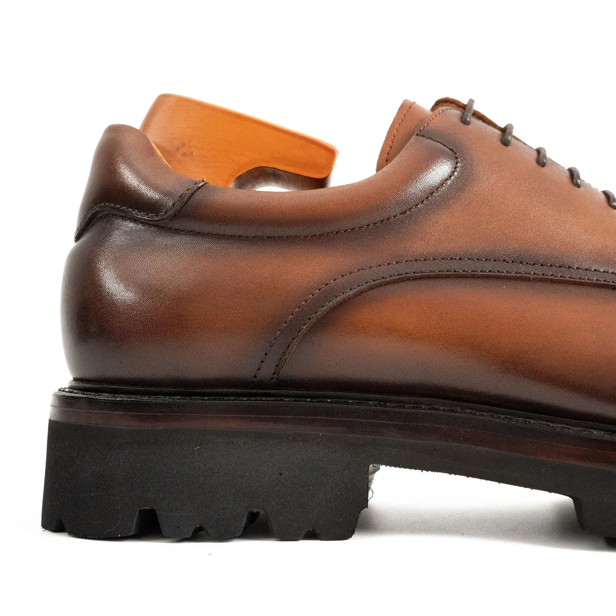Burnished Lug Sole Derby