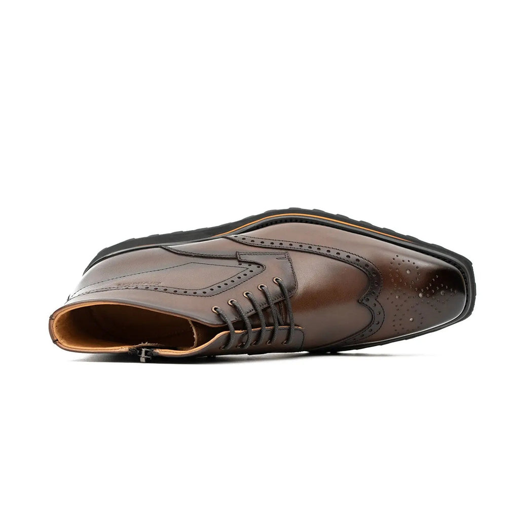 Brown Brogue Chukka Boot