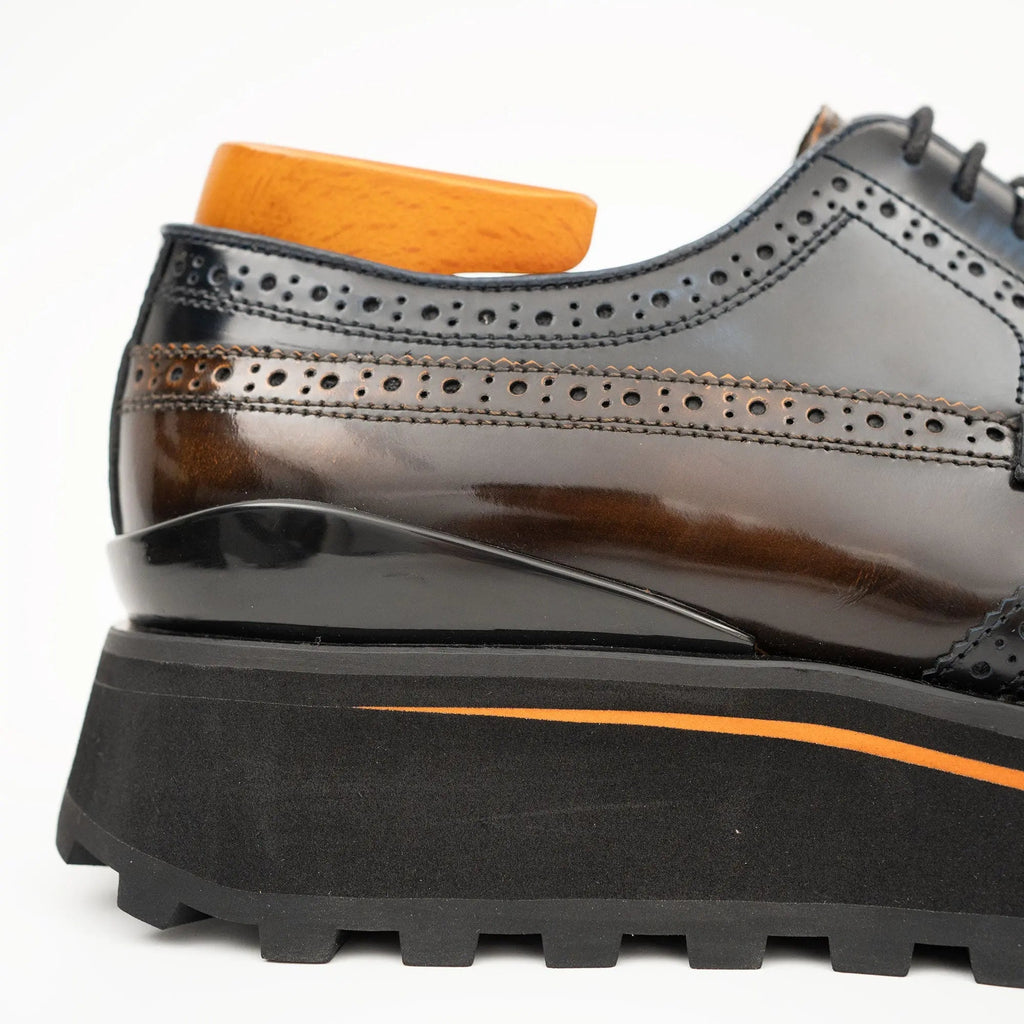 Espresso Lug Sole Wingtip Derby