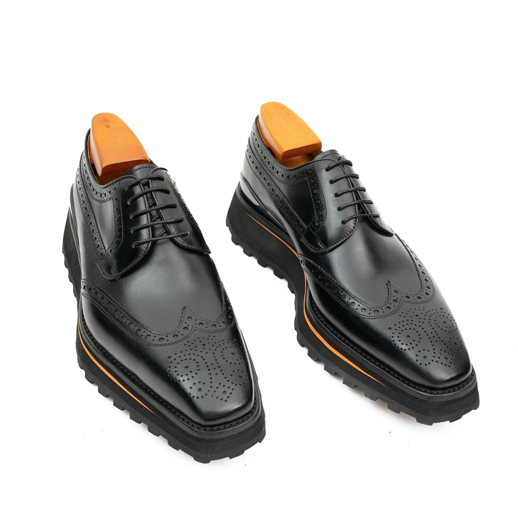 Black Lug Sole Derby