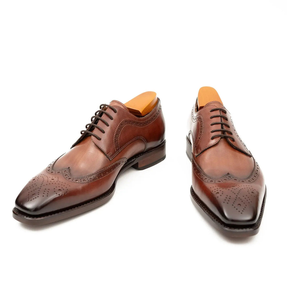 Burnished Calf Derby Shoes