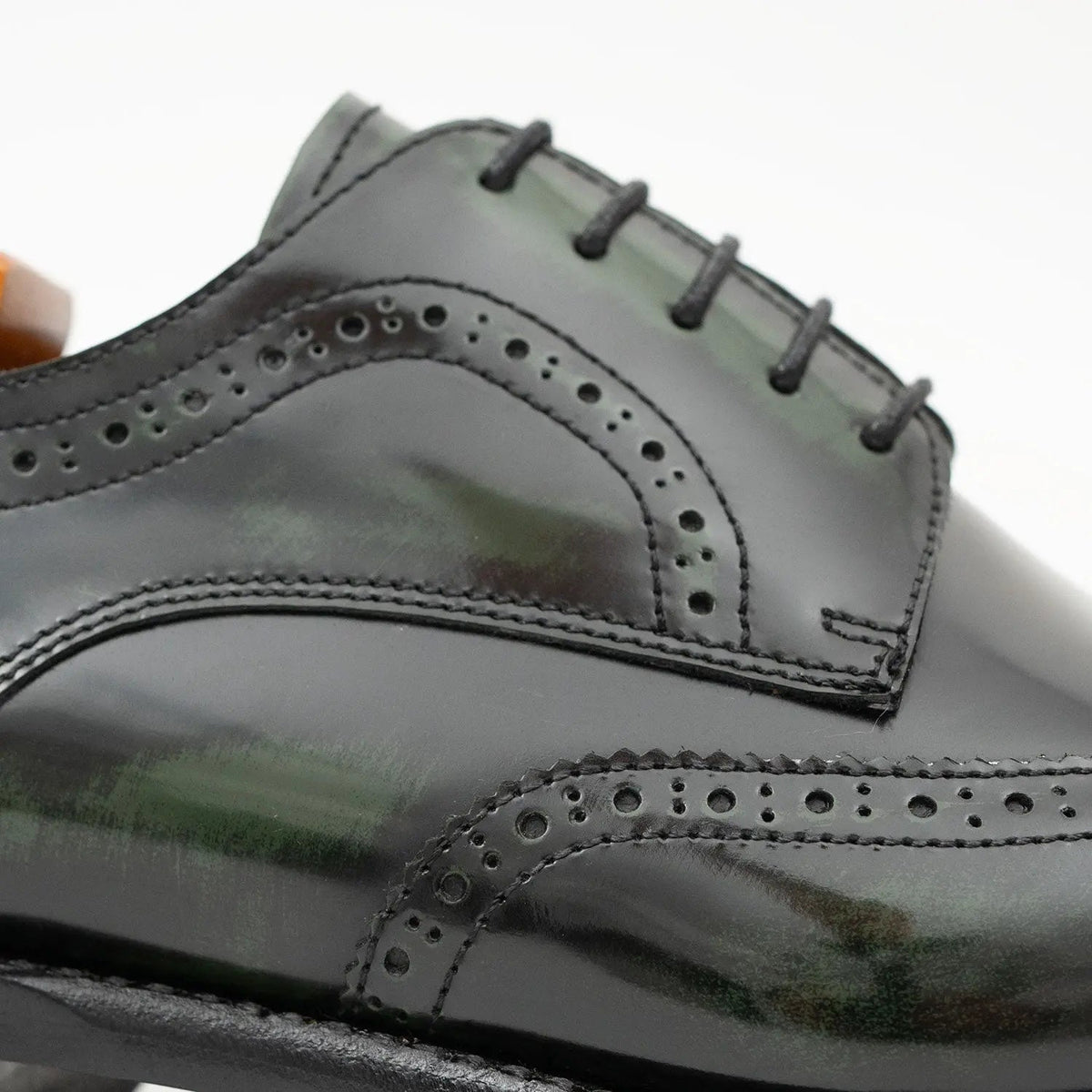 Dark Green Wingtip Derby
