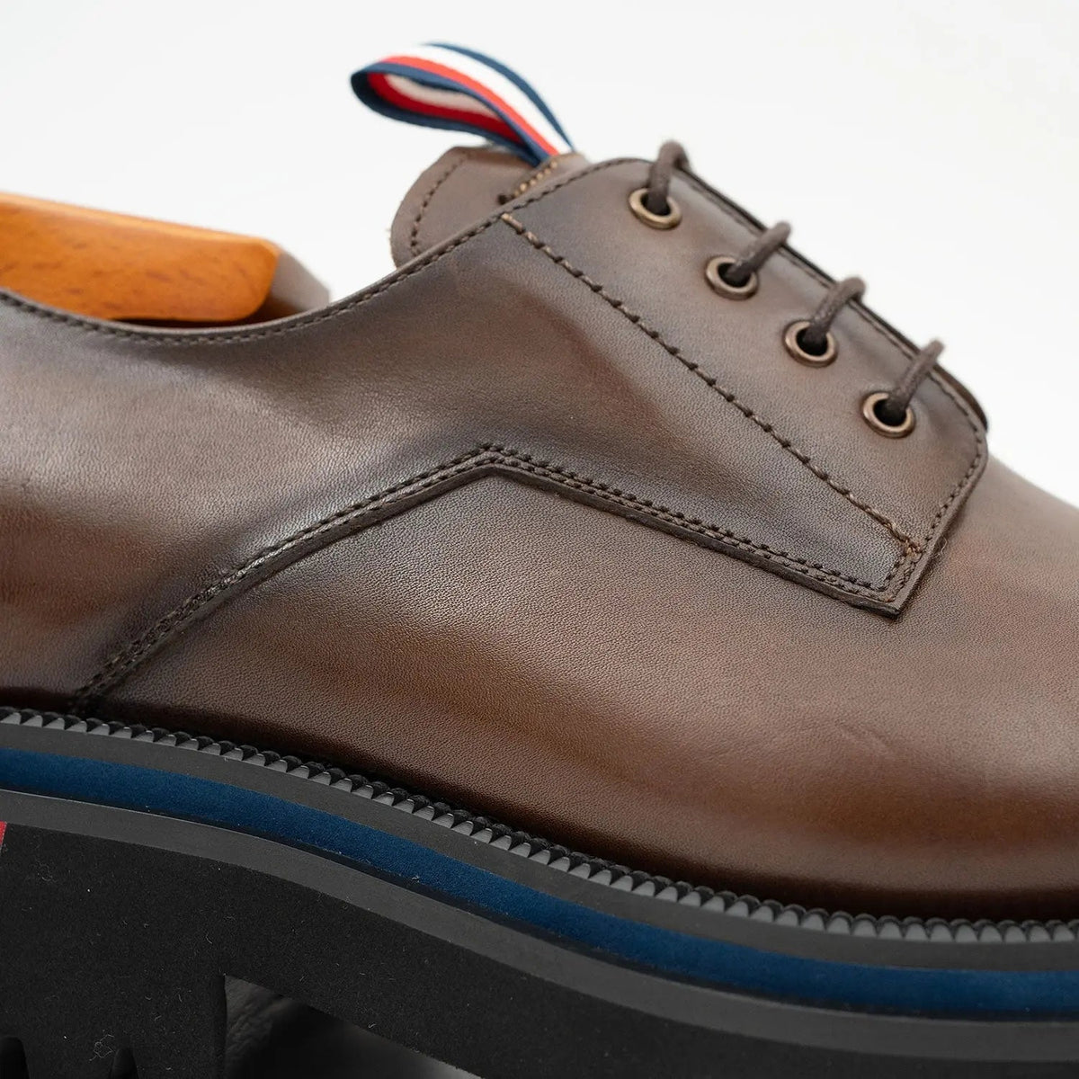 Taupe Elevated Derby