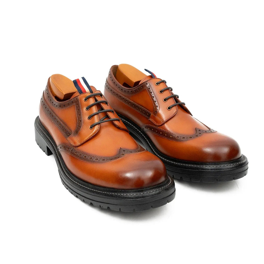 Black Calf Derby Shoes