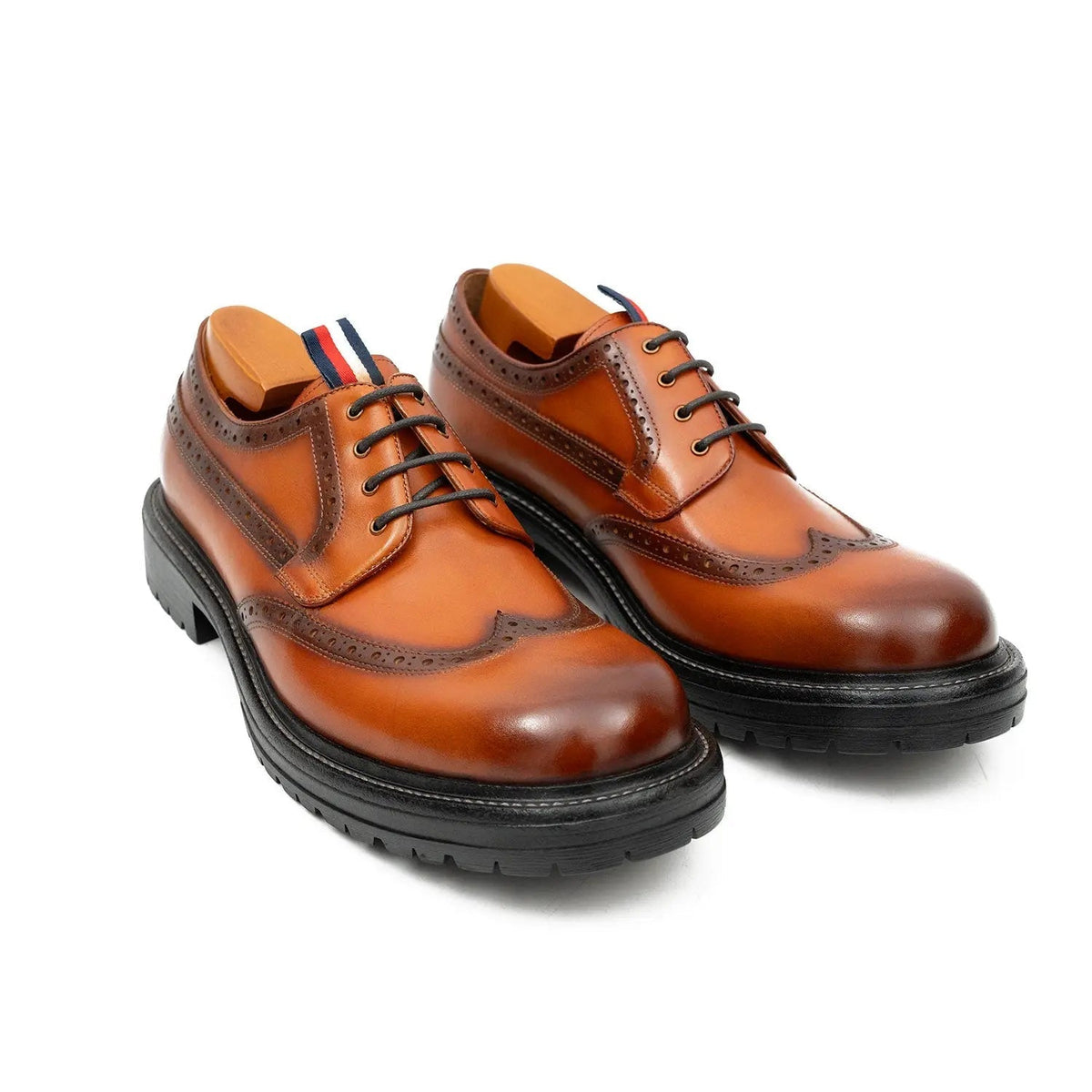 Black Calf Derby Shoes