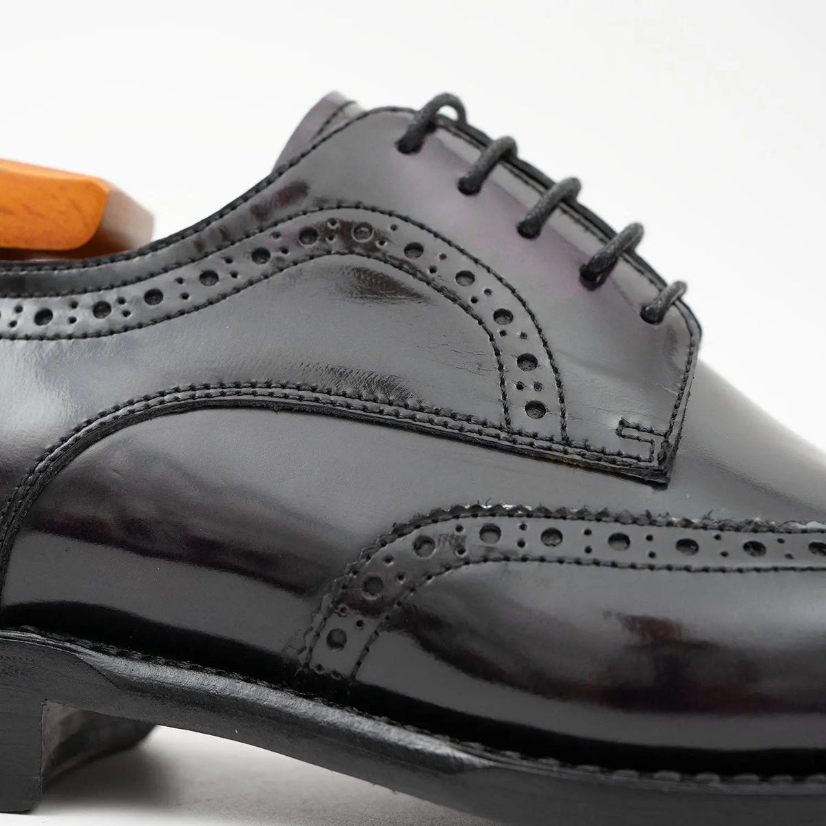 Polished Black Calf Derby