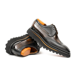 Antique Brown Wingtip Derby