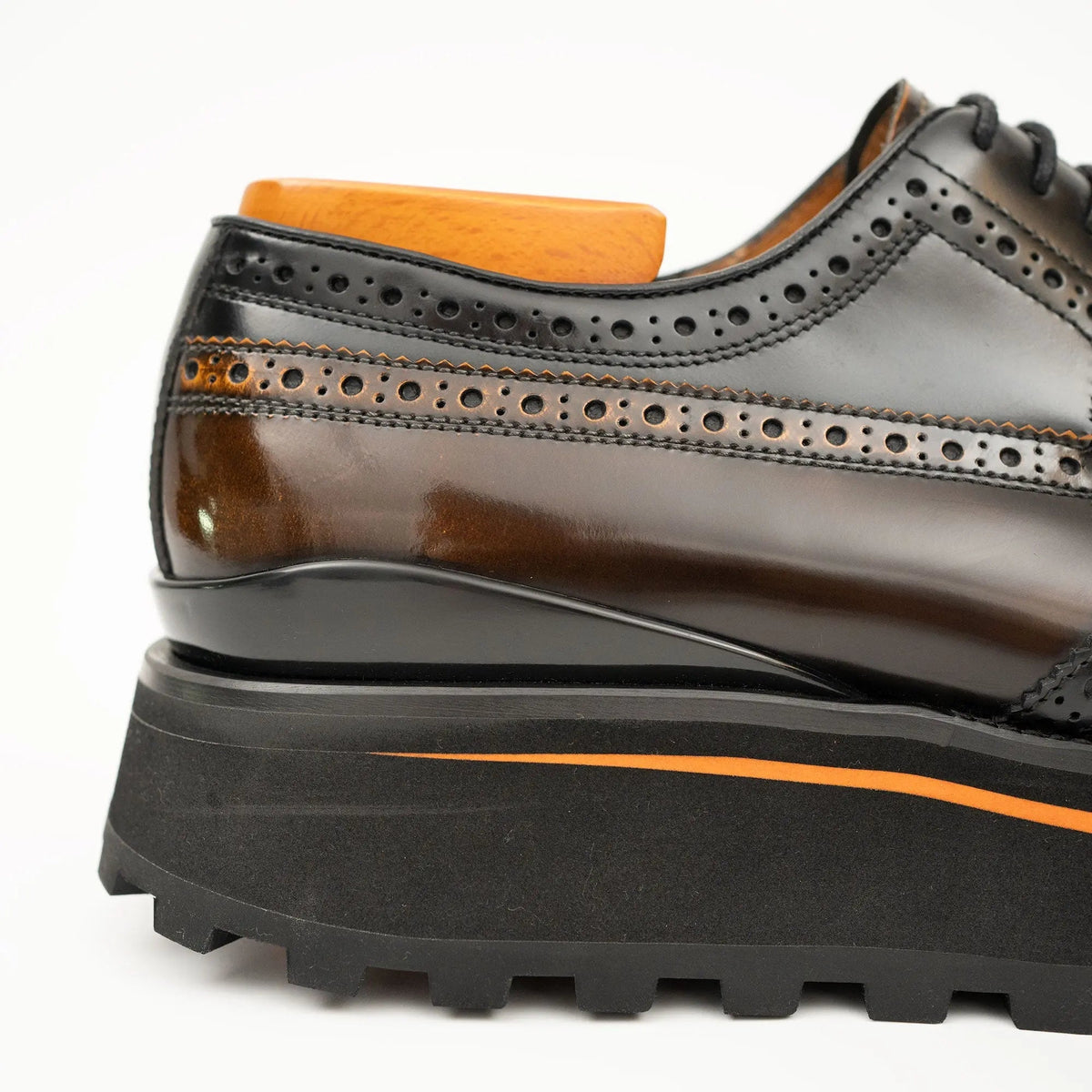 Antique Brown Wingtip Derby
