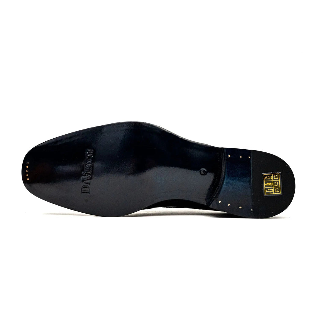 Blue Crocodile Derby Shoe