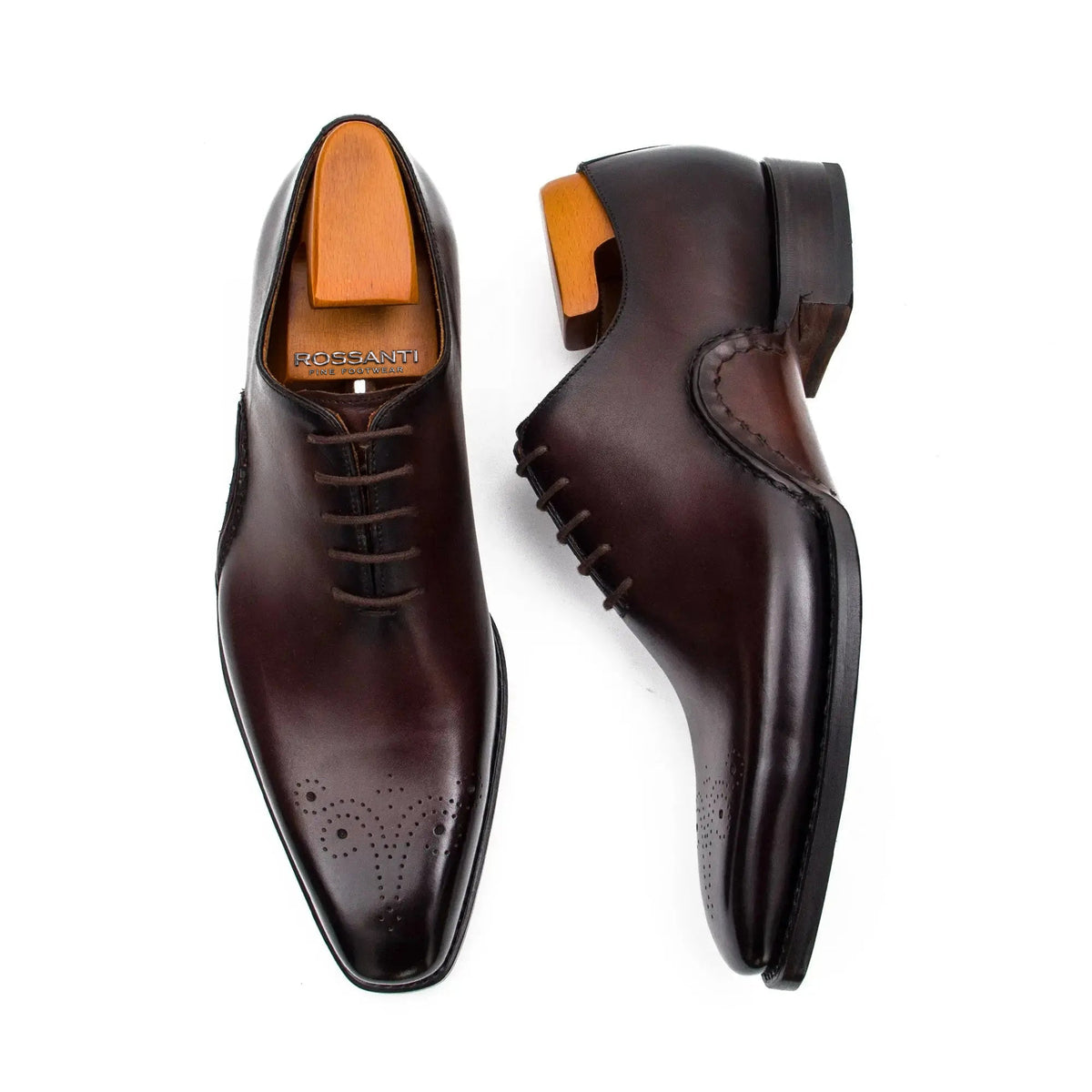 Burgundy Medallion Oxford