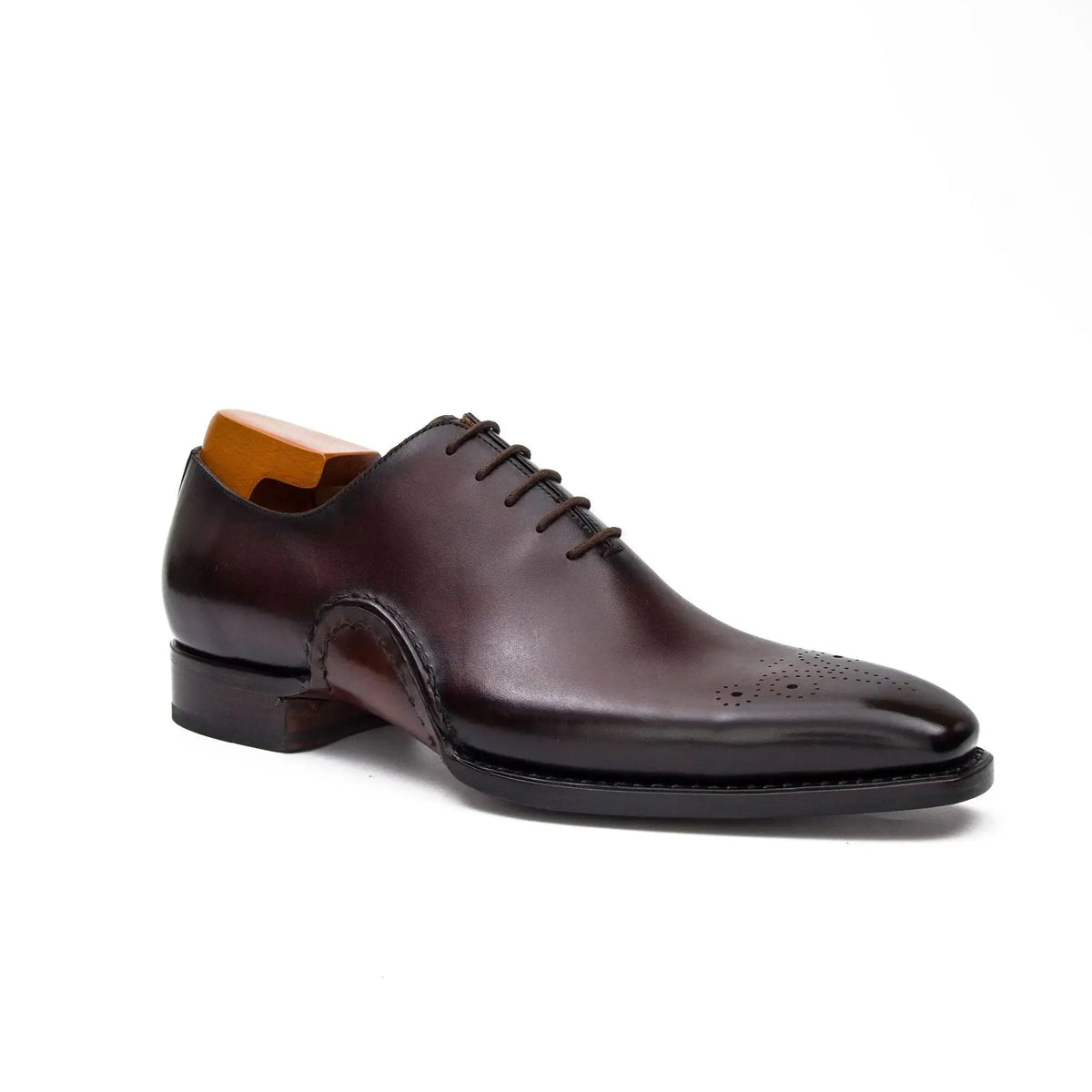 Burgundy Medallion Oxford