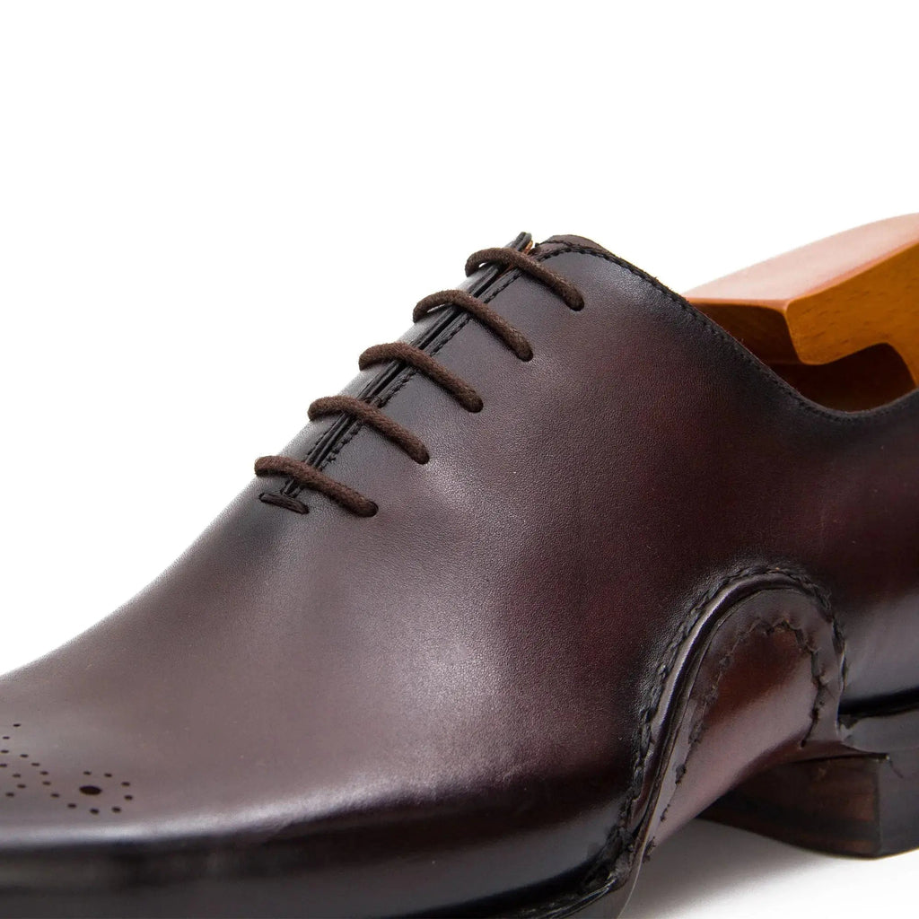 Burgundy Medallion Oxford