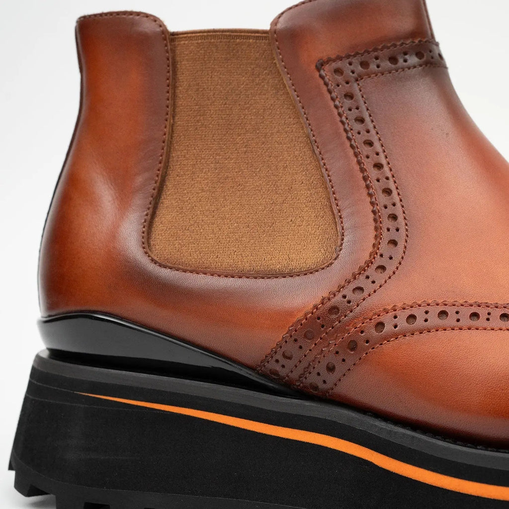 Walnut Chelsea Lug Boot
